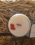 Chandelle de soya 16 oz - Hey Cowboy