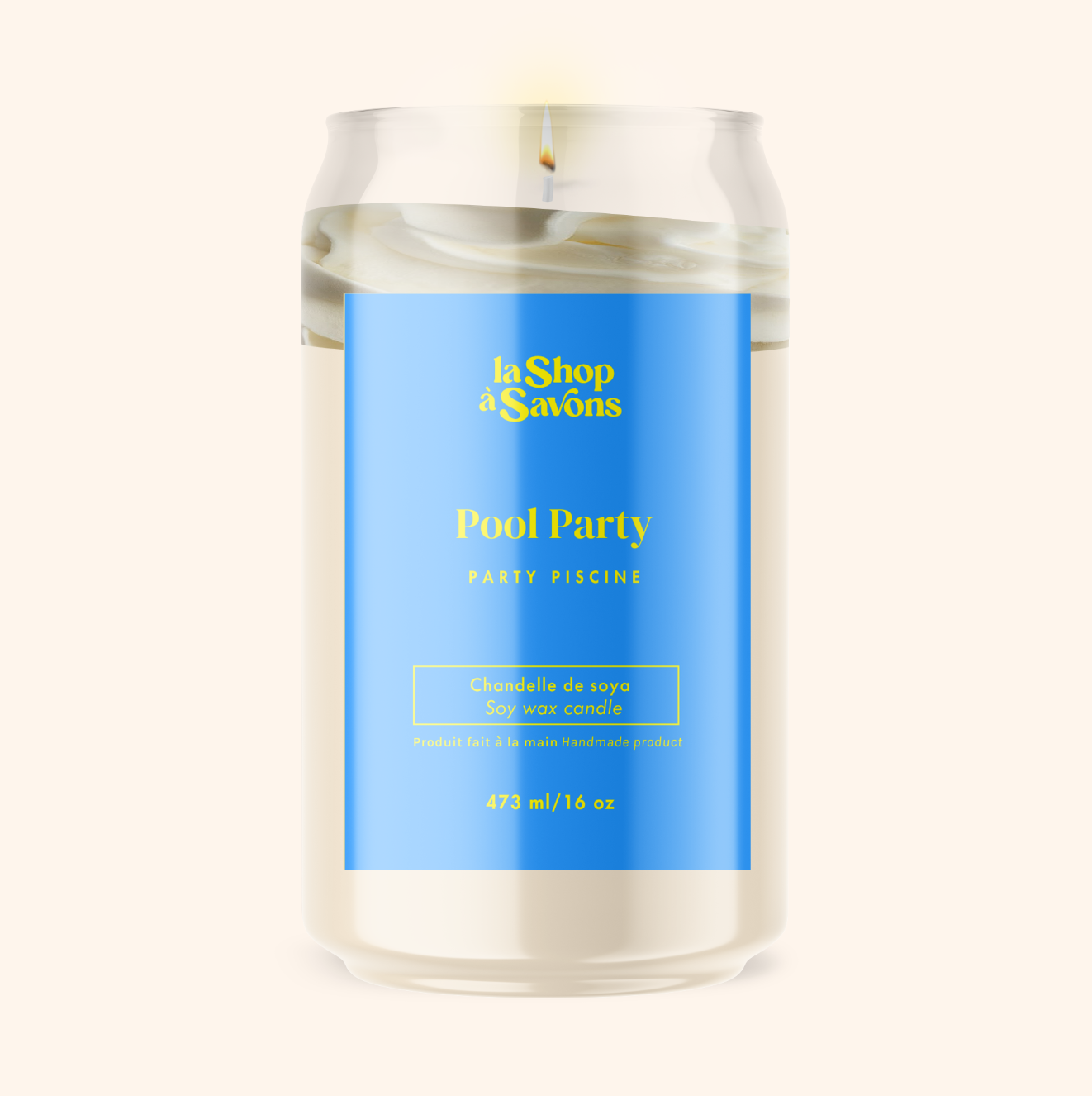 Chandelle de soya 16 oz - Pool Party