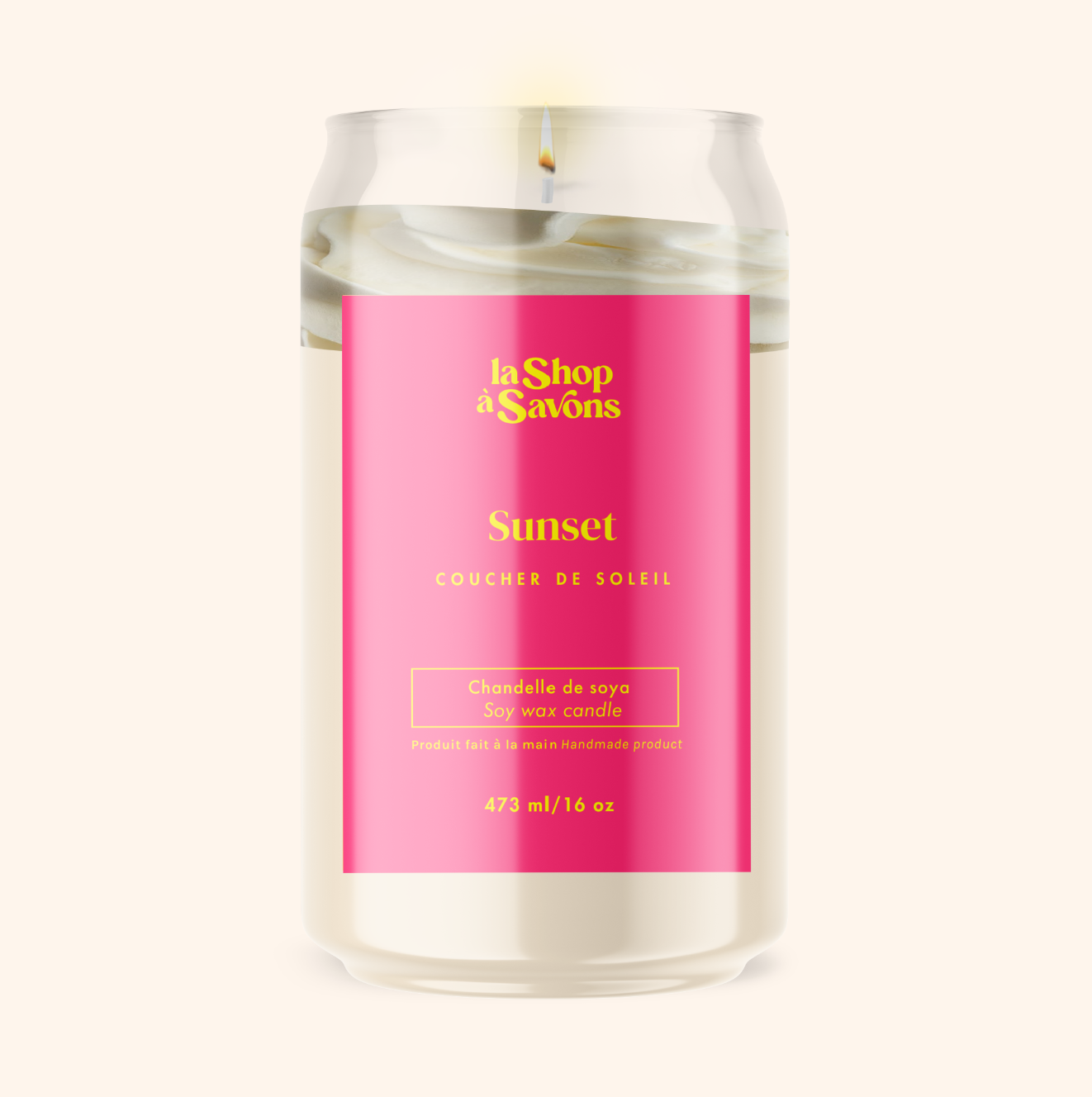 Chandelle de soya 16 oz - Sunset
