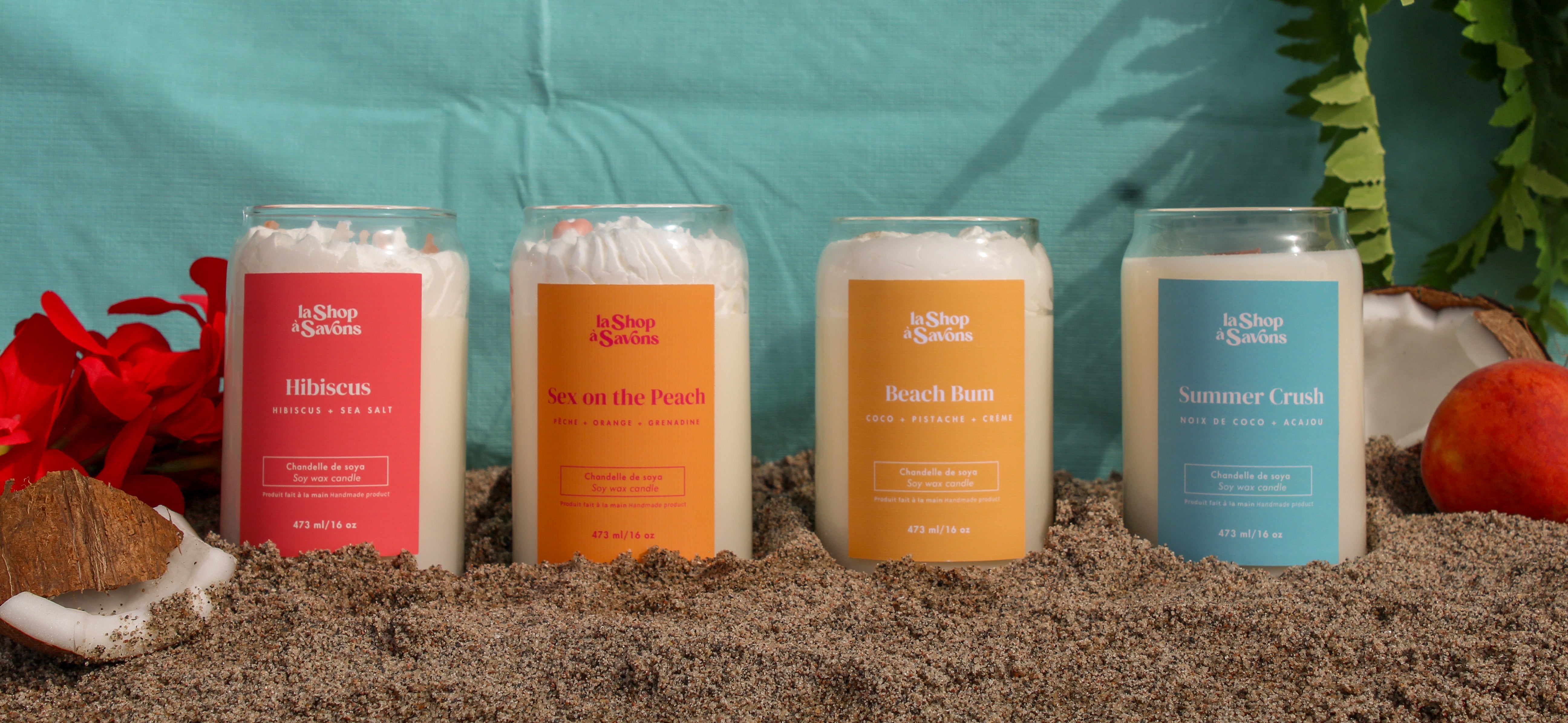 Chandelle de soya 16 oz - Beach Bum