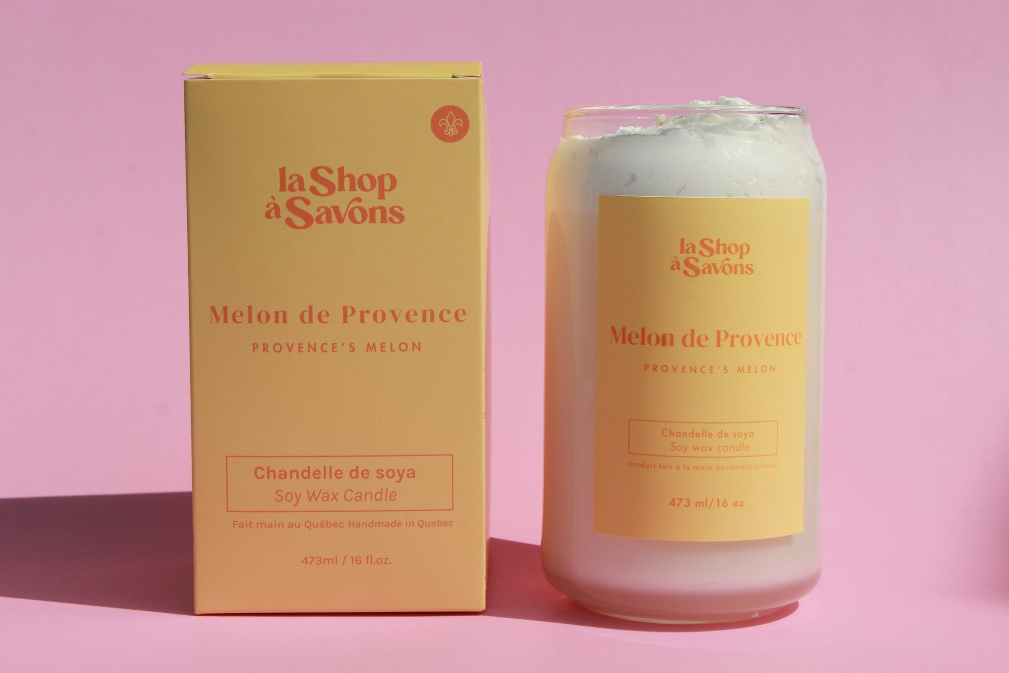 Chandelle de soya 16 oz - Melon de Provence