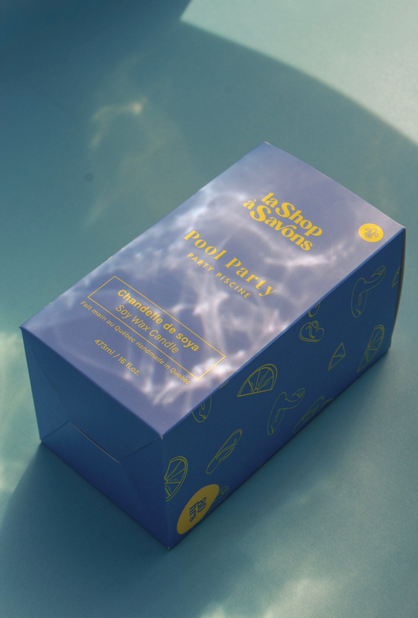 Chandelle de soya 16 oz - Pool Party