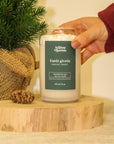 Chandelle de soya 16 oz - Forêt givrée