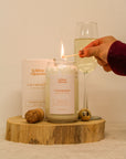 Chandelle de soya 16 oz - Champagne
