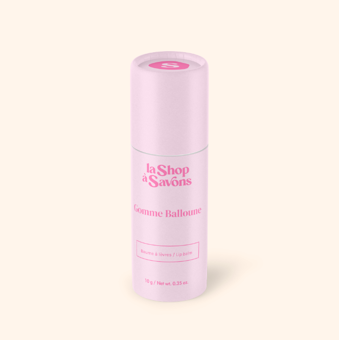 Baume à lèvres végane - Gomme balloune