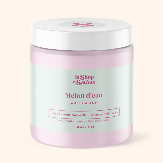 Crème fouettée corporelle - Melon d'eau