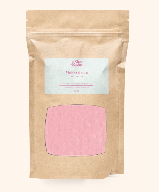 Poudre de bain moussante - Melon d'eau