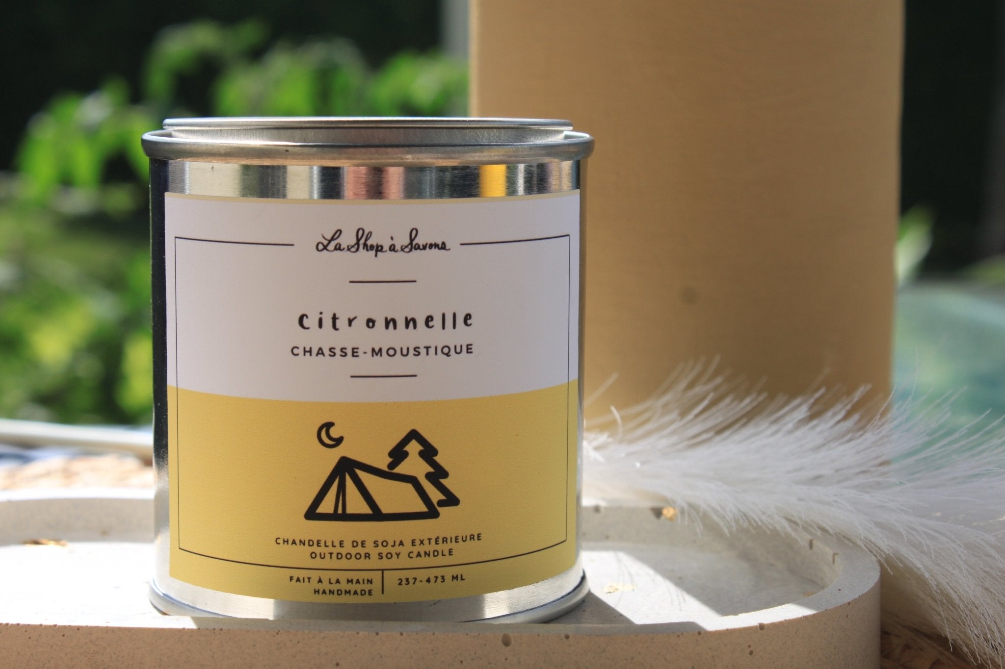 Chandelle - Citronnelle (Chasse moustiques) - La Shop à Savons Inc.