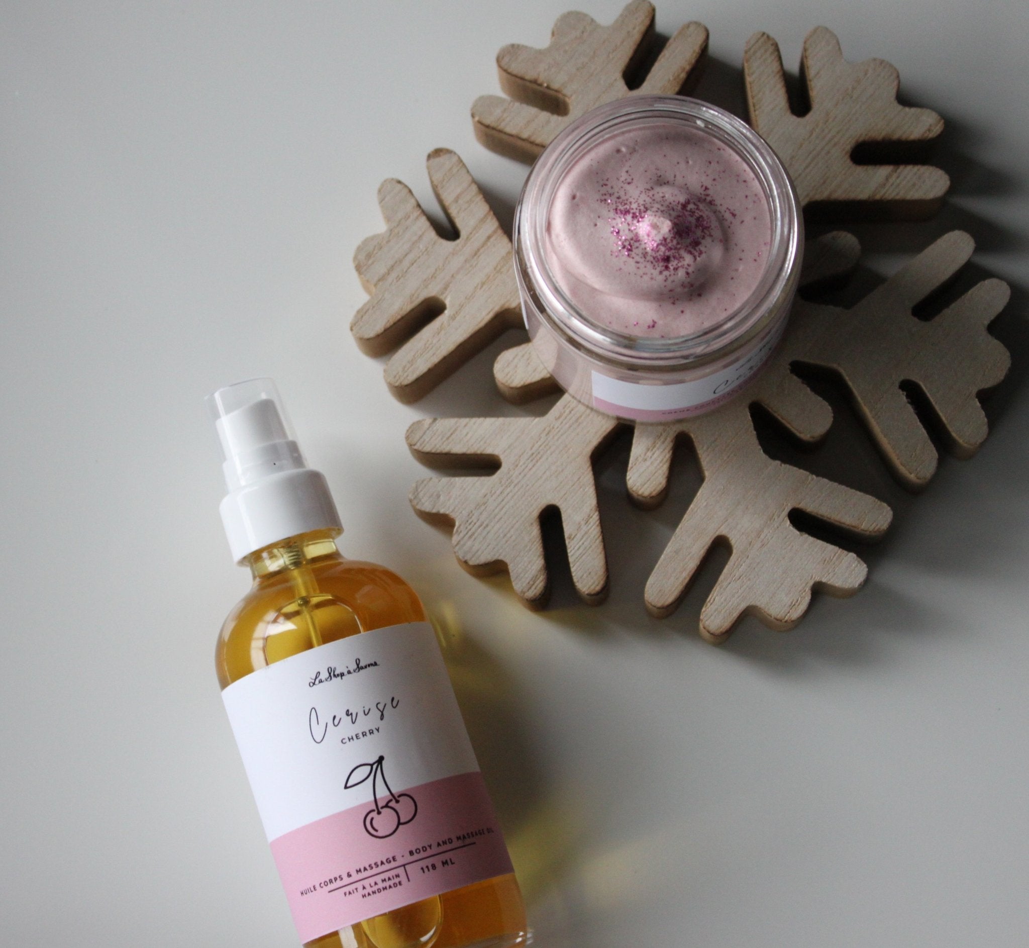 Crème fouettée - Cerise - La Shop à Savons