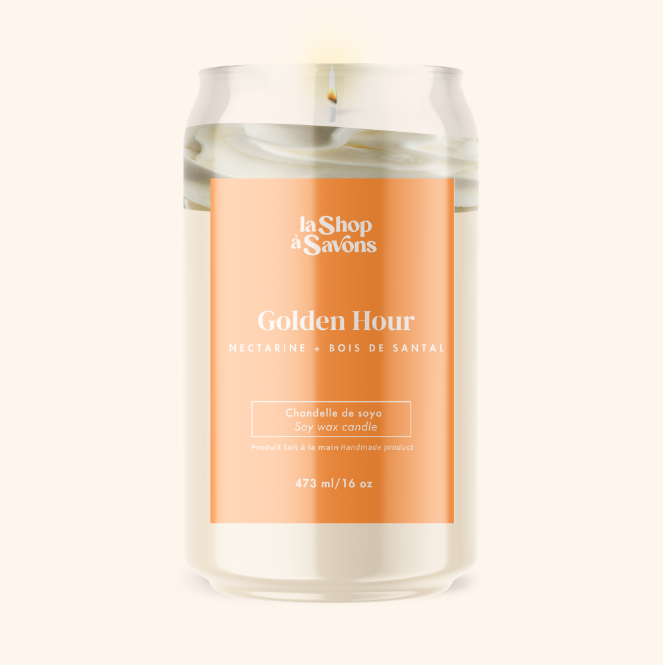 Chandelle de soya 16 oz - Golden Hour