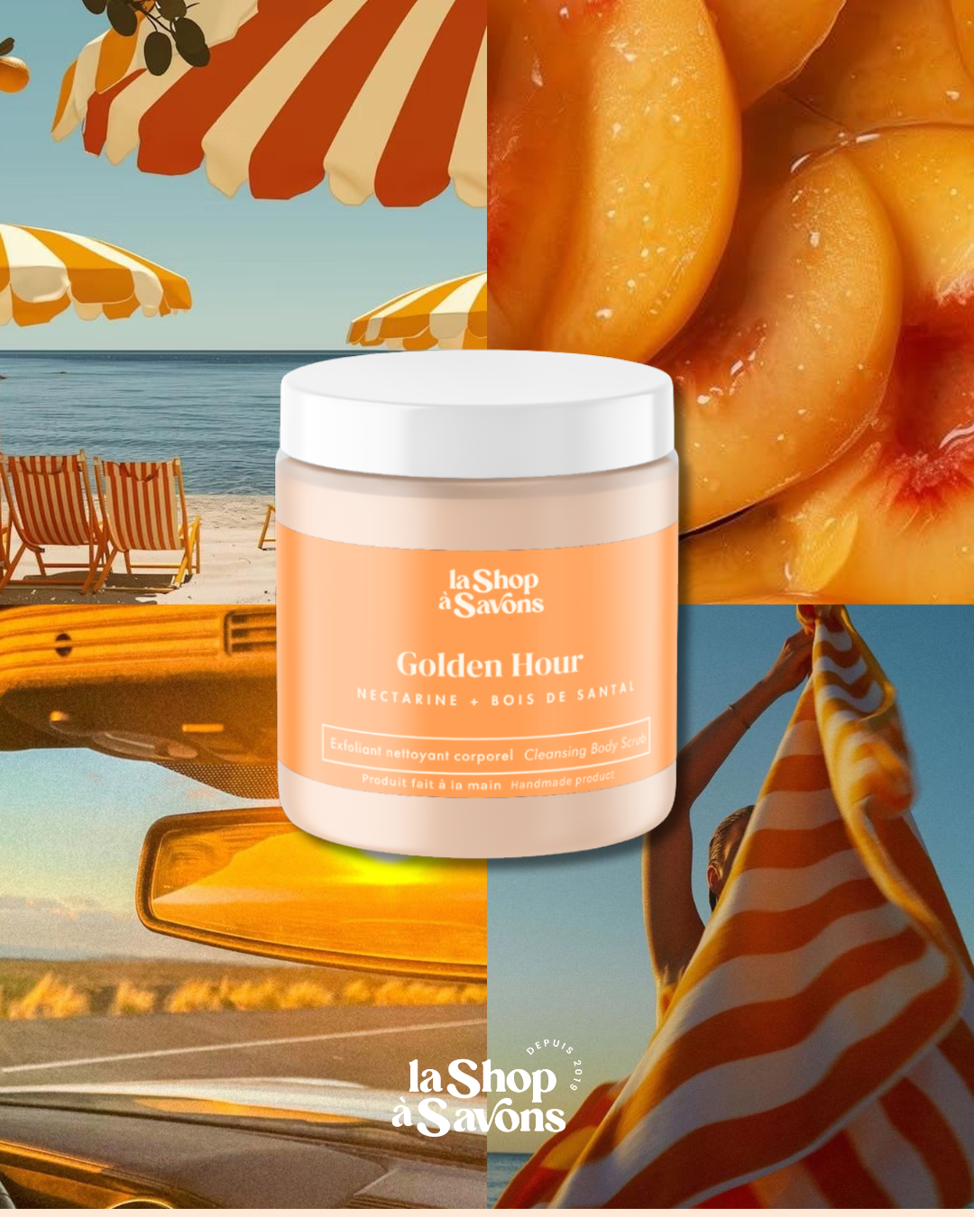 Exfoliant nettoyant corporel - Golden Hour