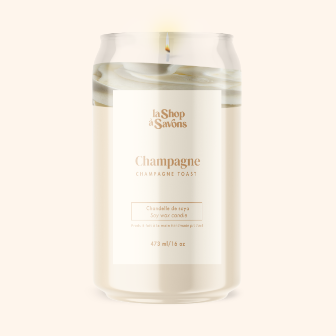 Chandelle de soya 16 oz - Champagne